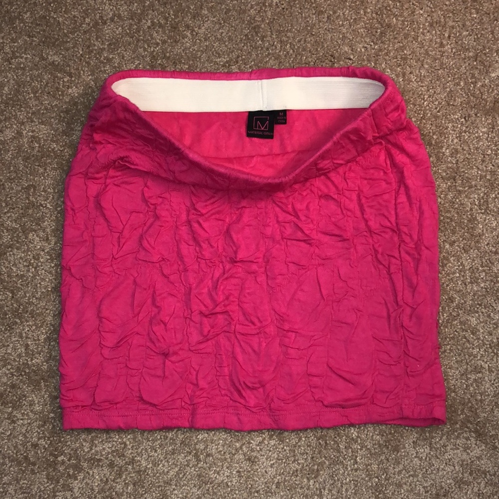 Material girl 💗🛍 pink medium miniskirt